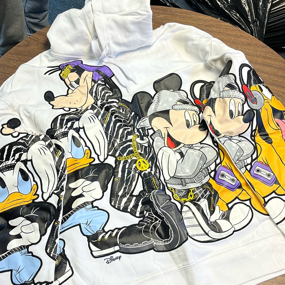 H&M Moschino collab Disney hoodie